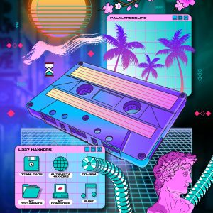 Vaporwave Cassette Tape