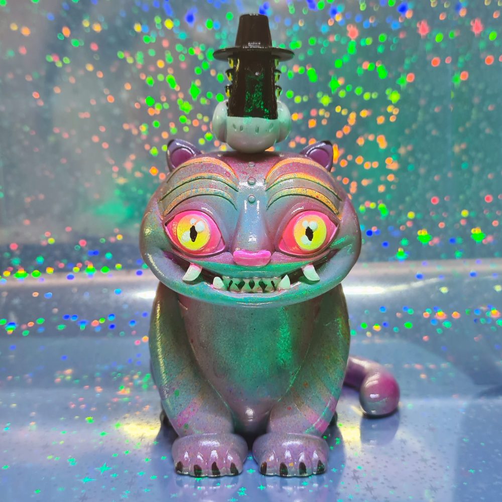 Derpy Tiger Figurine (Rainbow)